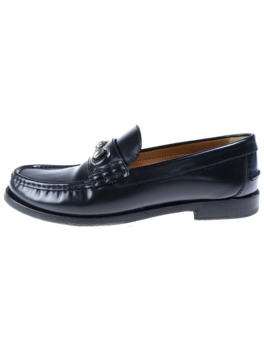Gucci Horsebit Leather Loafers Black